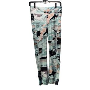 Under Armour Heat Gear Marble Leggings Size Medium